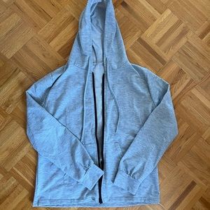 Thin gray hoodie